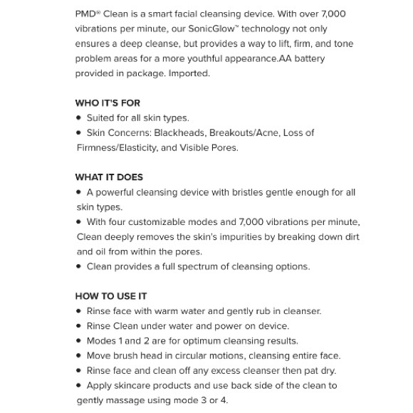 *NEW* PMD Clean Smart Facial Cleansing Device - Picture 9 of 10